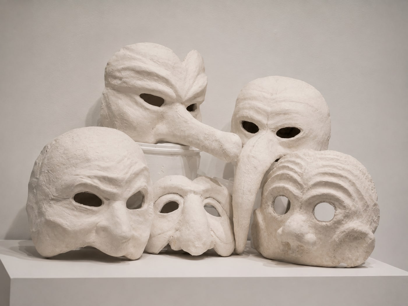 Unpainted masks