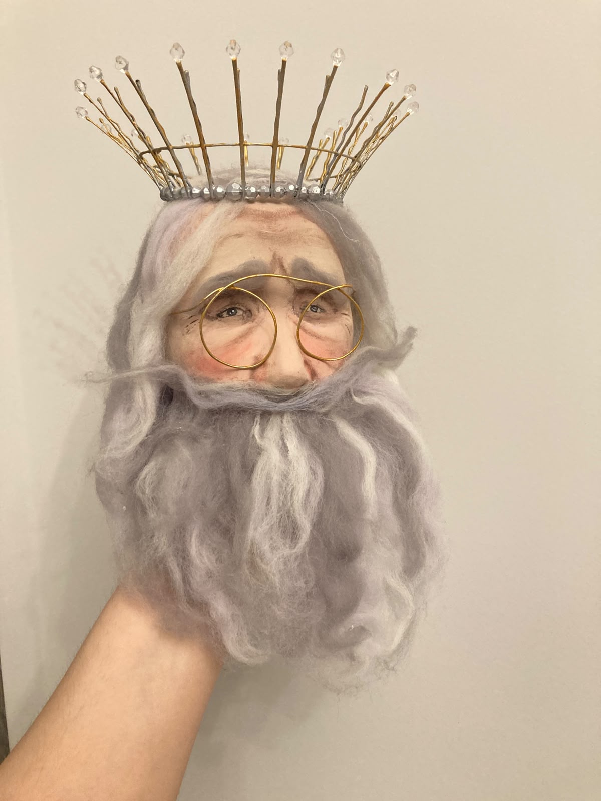 King with crown